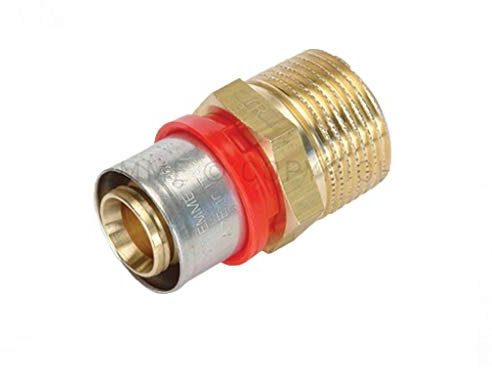 Raccordo A Pressare Dritto Maschio 32 X 1 Multistrato Tiemme