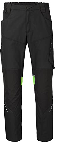 KÜBLER Workwear | KÜBLER Pulse Light Bundhose | schwarz/neongrün | Größe 50