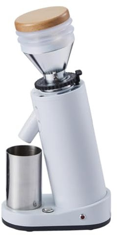 Molinillo De Café Eléctrico, Máquina De Molienda En Seco, Molinillo De Café Portátil Para El Hogar, Pequeña Máquina De Café Comercial Hecha A Mano, Para Granos De Café, Especias, Hierbas(Color:Blanco)