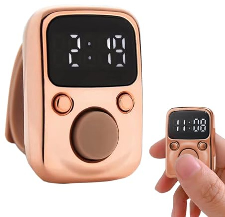 Elektronischer Klickzähler - Intelligentes Fingergerät, Tragbarer Zähler | Digitaler Hand Counter, Wasserdichter Rundenzähler mit Robustem Design für Wettkämpfe, Training und Outdoor Aktivitäten