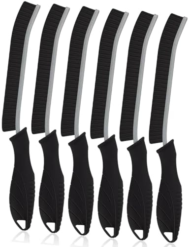 Crevice Cleaning Brushes Pack of 6 – Grout Cleaner Brush for Tiles, Shower, Sink & Toilet, Small Space Detail Brush, Magic Bathroom Cleaning Tool, Household Cleaning Supplies Accessory