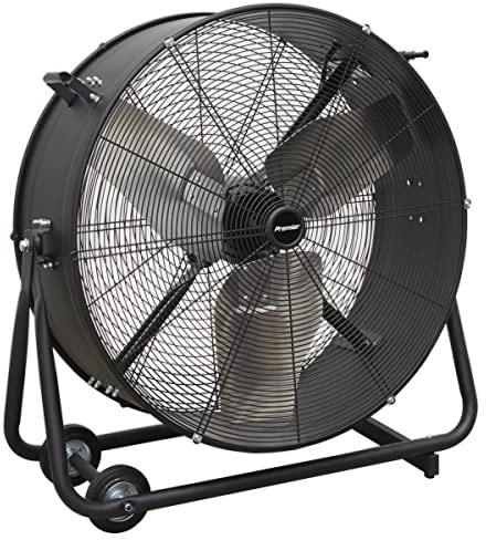 Sealey 230V Industrial High Velocity Drum Fan, Black, 30-Inch - HVD30P