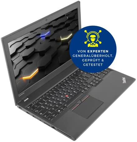 Lenovo ThinkPad T560 (15,6 Zoll / FHD) Notebook - Intel Core i5 (6.Gen), 16GB RAM, 500GB SSD, Webcam, HDMI, Bluetooth, Windows 10 Pro (Generalüberholt)
