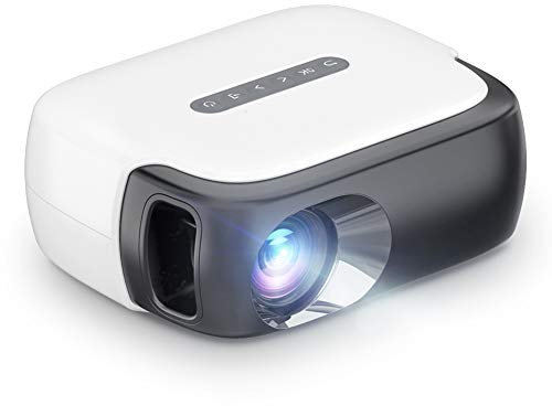RSGK Mini Proyector para Cine En Casa Full HD 1080P LED Smart Portable Beamer 2000Lumen 3D Pequeño Proyector Niños Regalo para Niños