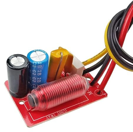 JINGERL Altoparlante 45W Midrange Mid Crossover Audio Crossover Mediant Audio Crossover for 4-8OHM Altoparlante 2 PZ