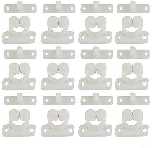 12 Stück Placstic Doppelrollenschnäpper für Boote, Kugelschnäpper für Tür, Schrank, Federrollenriegel für Zuhause, Möbel, Schrank, Schrank