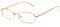 Ggpyyon Rechteckige Brillen Blaulichtfilter Brille für Herren Damen Blaufilter Brille Ohne Stärke Retro Metallgestell Brillenfassung Brille