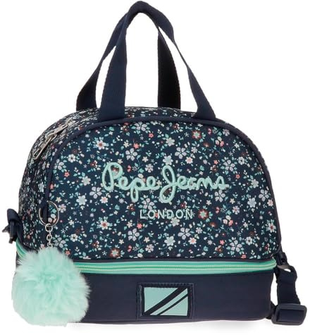 Pepe Jeans Alenka Borsa termica per alimenti Blu 25 x 19 x 15 cm Poliestere by Joumma Bags by Joumma Bags, blu, Tracolla porta alimenti termica