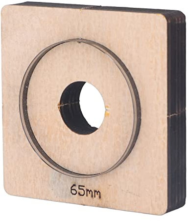 XHTLLO Kreisfrmige Schneidformen, 65 Mm Durchmesser, Stanzschneider aus Legiertem Stahl Fr Leder, Pappe, Holz