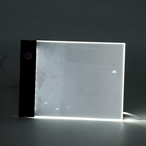 JTLB LED-Schreibtafel Typ C, Tragbares Zeichnen, Hohe Helligkeit, Lange Lebensdauer, Ultradünn, Leicht, mit Stufenloser Dimmung, Kopieren mit Durchscheinendem Licht Beim Neustart