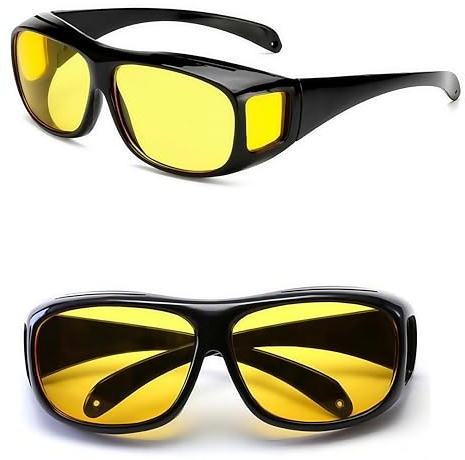 MEIION NightViewm - Anti-Blend Brille für eine sichere Autofahrt bei Dunkelheit Polarisierte Nachtbrille für Herren und Damen, blendfreies Design mit UV-400-Schutz