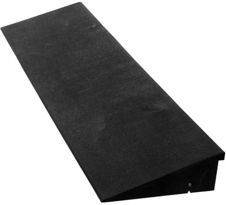 POPETPOP Gummi Schwellenrampe Für Saugroboter 50x13,5x5cm Rutschfestes Rampenpolster Für Zuhause Büro Und Supermarkt Mit Abnehmbarem Waschbarem Kehrroboter Klettermatte