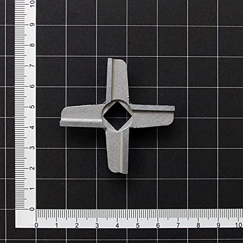 Accessoires 1 x couteau de hachoir à viande #8, lame de hachoir, pièces de rechange pour appareils de cuisine compatibles avec Moulinex HV8 HV9 HV10 Zelmer 886.8 Bosch MFW66020 Vitek