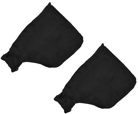 2 Pcs Sawdust Dust Bag, Compatible Black 255 Model Dust Bag Replacement, Sander Miter Saw Anti-Dust Cover with suitable for Aluminum Sawing Machine Belt Sander Efficient Dust Collection