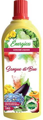 6PZ CONCIME LIQUIDO SANGUE DI BUE ENERGICA KG 1