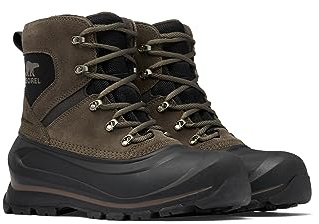 Sorel BUXTON LACE WATERPROOF Schneestiefel für Herren, Braun (Major x Black), 43 EU