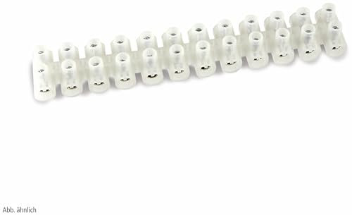 Lüsterklemme, 6mm², 12-polig, 10 Stück