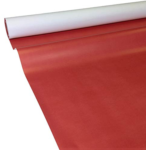 JUNOPAX Papiertischdecke 50m x 1,00m rot