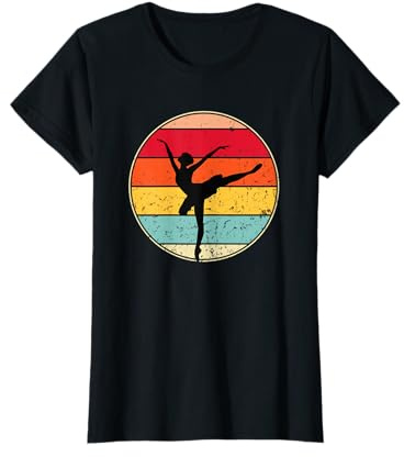 Ballerina Primaballerina Retro Damen Kinder Mädchen Ballett T-Shirt