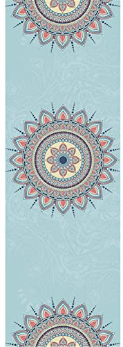 Morbuy Hot Yoga Handtuch Mikrofaser Yoga Mat 183 * 61cm rutschfest Fitnesstuch Weich Atmungsaktiv Antirutsch Yogatuch Gilt für Fitness Ausbildung (183x61cm,Mandala)