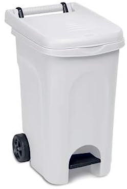 Stefanplast Urban Eco PATTUMIERA Pedale 60lt Bianco, Come da Foto