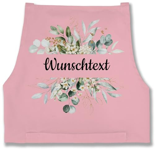 Geschenk mit Namen personalisiert by Shirtracer - Schürze - Aufdruck selbst gestalten - Wunschtext Text I eigener Text