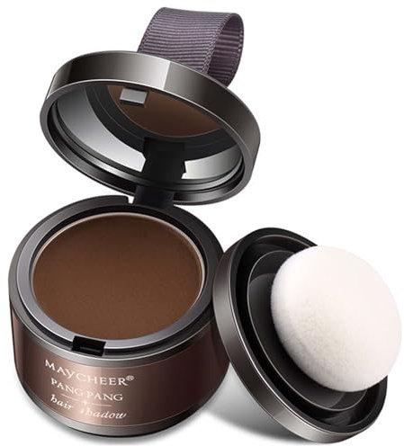 Hair Line Powder, Hairline Shadow Powder für Frauen und Männer, Hairline Shadow Cover Up Powder, Zum Ausfüllen von Schütterem Haar, Ansatzpuder, Wasserfesten Haar Concealer (Braun)