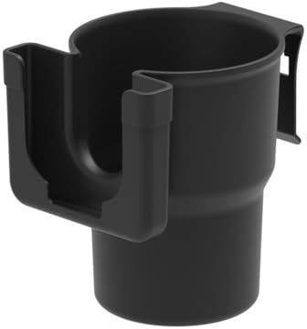 2-in-1 Hanging Cup and Phone Holder for Car, Clip on Drink Holder for Car Back Seat Door Window, Plastic Extra Water Bottle Holder Compatible 20oz 30oz 40oz Stanley Cup
