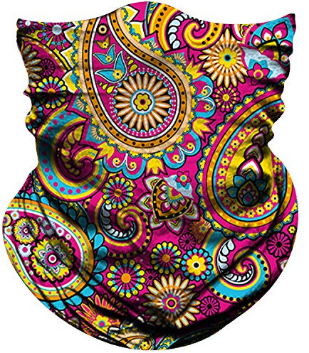 Halswärmer Ovale Maske In Roségold Half Face Schal Nahtloses Headwrap Multifunktion Sturmhaube Für Motorrad, Jagd, Klettern
