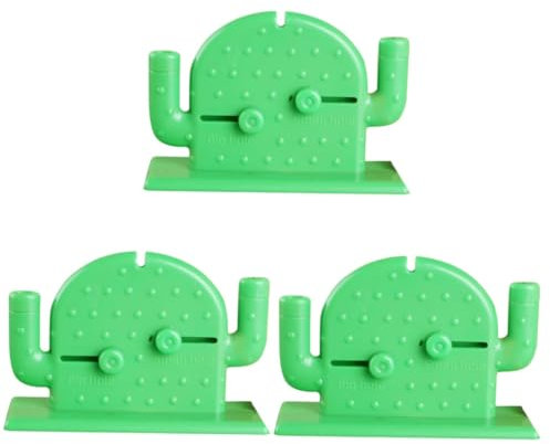 VILLCASE 3 Pz Infila Ago per Cactus Infila Filo Strumento per Infilare Il Cucito Macchina Verde Attrezzo Bobine Strumento di Filettatura Ausiliario Kit Punzone Ago Automatico Plastica Green