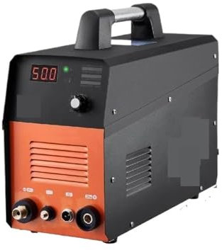Cortadora De Plasma, Cortador de plasma 50Amp Máquina cortadora de aire de arco no táctil 110 220 IGBT de CA de doble voltaje for cortar cobre y acero inoxidable,PortáTil y FáCil de Configurar