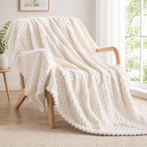 Vielit Couverture douillette 220 x 240 cm – Couverture polaire ultra douce pour canapé et couvertur, chaude, douillette, légère, confortable, respirante et facile
