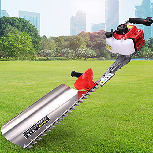 Gas Powered Hedge Trimmer - Cordless Anti-Vibration System, Long Reach Handle for Commercial and Household Garden Use