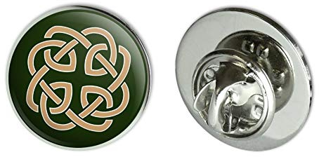 Celtic Knot Love Eternity Metal 0.75 Lapel Hat Pin Tie Tack Pinback