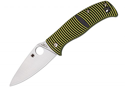 Spyderco Carribean Leaf Taschenmesser Gelb, Klingenlänge: 9,4 cm, 01SP240