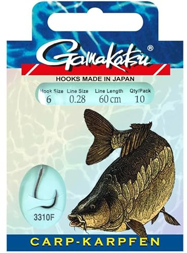 Gamakatsu Hook Bkg-3310F Carp 60 cm Gr. 4