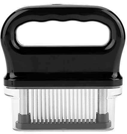 Jeffgarden Meat Tenderizer 48 Stainless Steel Ultra Needle Blade Tenderizer Heavy Duty Kitchen Accessories for Delicate Steaks
