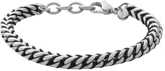 Skagen Herrenarmband aus Edelstahl, Leder oder Perlen mit Karabinerverschluss