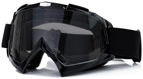 FMY Motorrad-Motocross-Brille für Männer, Frauen und Jugendliche, kratzfest, staubdicht, UV400, ATV-Dirtbike-Brille