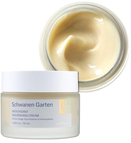 Schwanen Garten Crema Nutritiva 1.69oz / 50ml - Crema Reparadora de Noche, Fuente Antioxidante SG, Hidratación Intensa, Vegana, Belleza Limpia, Ingredientes Orgánicos, Cuidado de la Piel Coreano