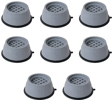 CDIYTOOL Coussinets de pieds de machine à laver, tapis anti-vibrations, tapis de pieds en caoutchouc, tapis antidérapant universel, absorbant les chocs, antidérapant, utilisés pour sèche-linge (B)