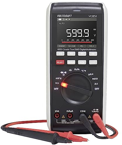 VOLTCRAFT VC851 Hand-Multimeter digital LoZ CAT III 1000 V, CAT IV 600 V Anzeige (Counts): 6000