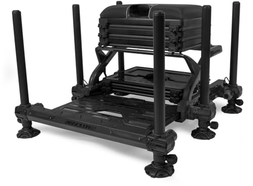 Preston Absolute Station Graphite - Sitzkiepe, Kiepe, Sitzbox zum Angeln