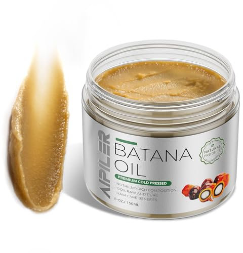 Organic Batana Oil for Hair Growth: Dr Sebi 100% Pure and Raw Honduras Hair Treatment Oil - Veganic Pre or Post Shower Hair care for Both Women and Men 150ml