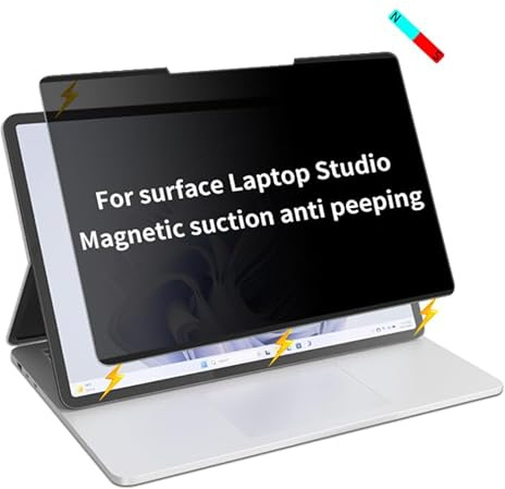 Thorani Magnetische Blickschutzfolie schützt Display und Daten - für Surface Laptop Studio (14.4 Zoll)