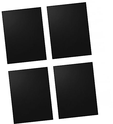 SUPVOX Tapis de Cuisson Antiadhésifs - Lot de 4 Feuilles de Cuisson pour Barbecue Résistantes à La Chaleur Lavables Lave-Vaisselle 40 X 50 Cm Noir
