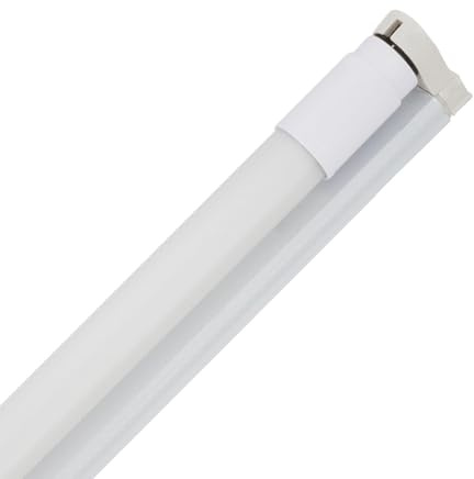 LEDKIA LIGHTING Tubo LED T8 G13 60 cm Nano PC 9W 140lm/W + Regleta No Flicker 3000K Blanco Cálido No T8