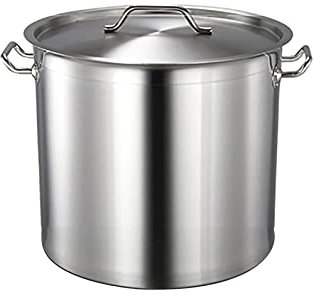 OWOHYG Olla Grande con Tapa de Acero Inoxidable, Olla Grande, ollas Grandes, Olla Grande de Acero Inoxidable con Tapa(35 * 24cm(28L))