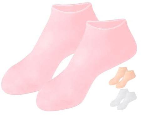 FRCOLOR Feuchtigkeitsspendende Fußmaske für Trockene Rissige Füße Peeling-maske Silikonsocken Fußbad Fußpflege Hornhaut Behandlung