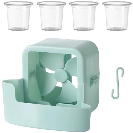 Wpsagek Ventilator Befeuchter Aufsatz,Outdoor Ventilatoren Mit Sprühnebel-Funktion - Tragbar Aufhängbar Eisbox Zubehör Für Festival Terrasse Balkon Kühlung